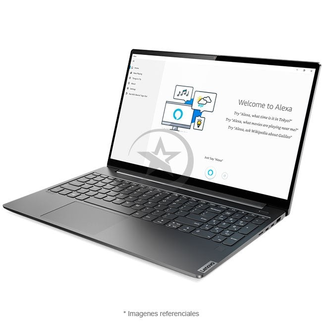 Laptop Lenovo IdeaPad S740-15IRH, Intel Core i9-9880H 2.3 GHz, RAM 32GB, SSD 1TB, Video 4GB NVIDIA GeForce GTX 1650, Pantalla táctil 15.6" UHD 4K, Windows 10 Home