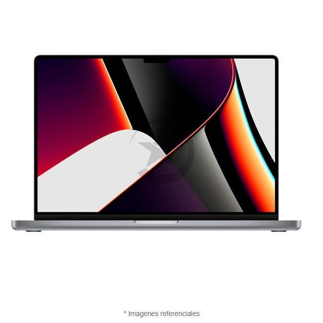 Laptop Apple MacBook Pro, M1 Pro (10 Núcleos), RAM 16GB, SSD 512GB, GPU con Motor neuronal de 16 núcleos, Pantalla Liquid Retina XDR de 16.2'' True Tone, MacOS
