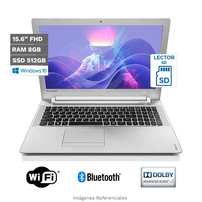 Laptop Lenovo IdeaPad P500-15, Core i5-3210M Hasta 3.1 GHz/ RAM 8GB/ SSD 512GB/ 15.6'' HD/ W10H