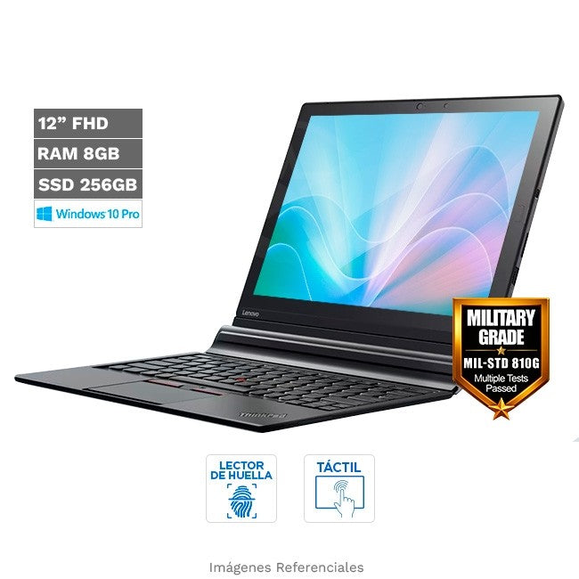 Convertible Lenovo ThinkPad X1 Tablet, Intel Core M5-6Y57 1.1GHz, RAM 8GB, SSD 256GB Opal, Conectividad WiFI+Celular 4G LTE, LED 12" FHD (1920x1080) Touch, Win 10 Pro + Lápiz