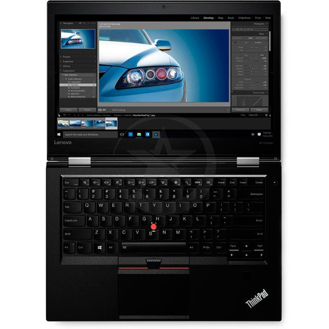 Laptop Lenovo ThinkPad X1 Carbon, Intel Core i7-8650U Hasta 4.2 GHz/ RAM 16GB/ SSD 512GB/ LED 14" QHD 2K/ W10Pro