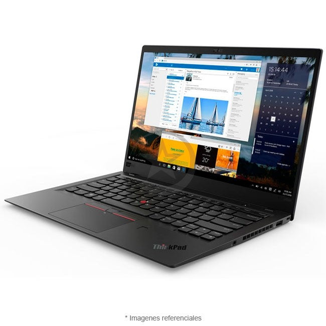 Laptop Lenovo ThinkPad X1 Carbon, Intel Core i7-8650U Hasta 4.2 GHz/ RAM 16GB/ SSD 512GB/ LED 14" QHD 2K/ W10Pro