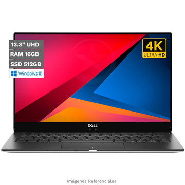 Laptop Dell XPS 13 9370 Ultrabook, Intel Core i7-8550U 1.8GHz, RAM 16Gb, SSD 512GB, LED 13.3" Ultra HD-4K InfinityEdge Touch, Windows 10 Home