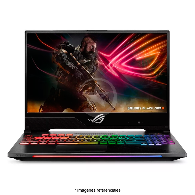 Laptop Asus ROG Strix Scar II GL504GW Gaming, Intel Core i7-8750H Hasta 4.1 GHz, RAM 32GB, SSD 1TB, 8GB NVIDIA GeForce RTX 2070, LED 15.6" FHD a 144Hz, Windows 10 Home