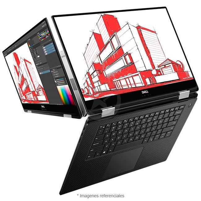 Convertible Dell Workstation Precision 15-5530 2-en-1, Intel Core i7-8706G 3.1 GHz, RAM 16GB, SSD 512GB, Video 4GB AMD Radeon Pro WX Vega , LED 15.6" UHD 4K Táctil, Windows 10 Pro