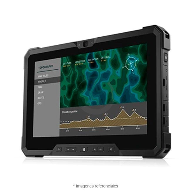 Tablet Dell Latitude 7212 Rugged Extreme, Intel Core i5-8350U Hasta 3.6 GHz, RAM 8GB, SSD 256GB, LED 11.6" Full HD Touch, Windows 10 Pro