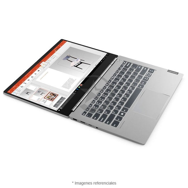 Laptop Lenovo ThinkBook 14s, Intel Core i7-8565U Hasta 4.6 GHz, RAM 16GB, Sólido SSD 512GB PCIe, Video AMD Radeon 540x de 2GB, LED 14" Full HD, Windows 10 Pro