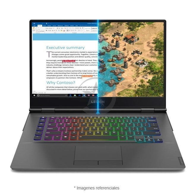 Laptop Lenovo Legion Y740 15 Gaming, Intel Core i7-9750H 2.6GHz, RAM 32GB, SSD 256GB + HDD 1TB, 8GB NVIDIA RTX 2070, LED 15.6" FHD a 144Hz, Windows 10 Home
