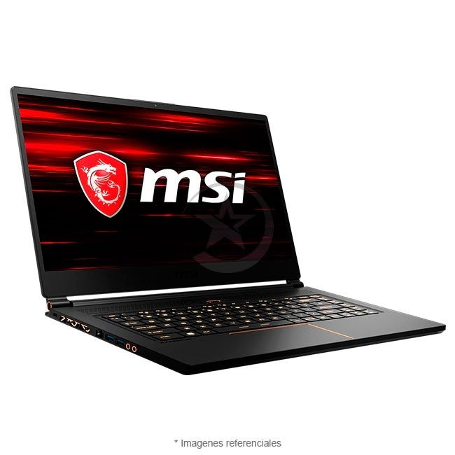 Laptop MSI GS65 Stealth 8SF Gaming, Core i7-8750H Hasta 4.1 GHz, RAM 16GB, SSD 512GB, Video 8GB NVIDIA GeForce RTX 2070, LED 15.6" Full HD a 144 Hz, Windows 10 Home (Gaming de Perfil Ultrafino)
