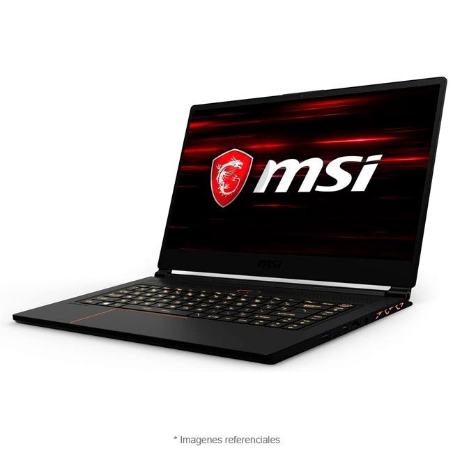 Laptop MSI GS65 Stealth 8SF Gaming, Core i7-8750H Hasta 4.1 GHz, RAM 16GB, SSD 512GB, Video 8GB NVIDIA GeForce RTX 2070, LED 15.6" Full HD a 144 Hz, Windows 10 Home (Gaming de Perfil Ultrafino)