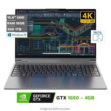 Convertible Lenovo Yoga C940-15IRH 2-en-1, Intel Core i7-9750H 2.6GHz, RAM 16GB, SSD 512GB, Video 4GB Nvidia GTX 1650, LED 15.6" UHD 4K Touch, Windows 10 Home