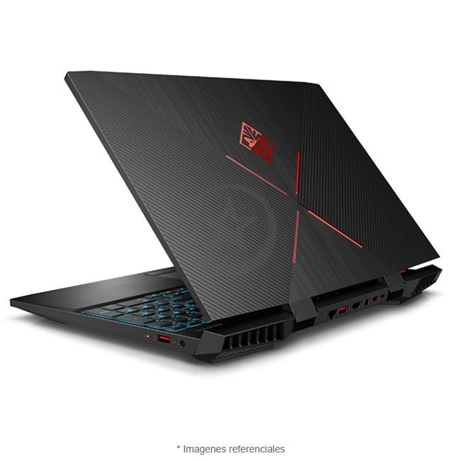 Laptop HP Omen 15T- CTO, Intel Core i7-9750H Hasta 4.5 GHz, RAM 16GB, SSD 512GB, Video 4 GB GTX 1650, LED 15.6" Full-HD, Windows 10 Home