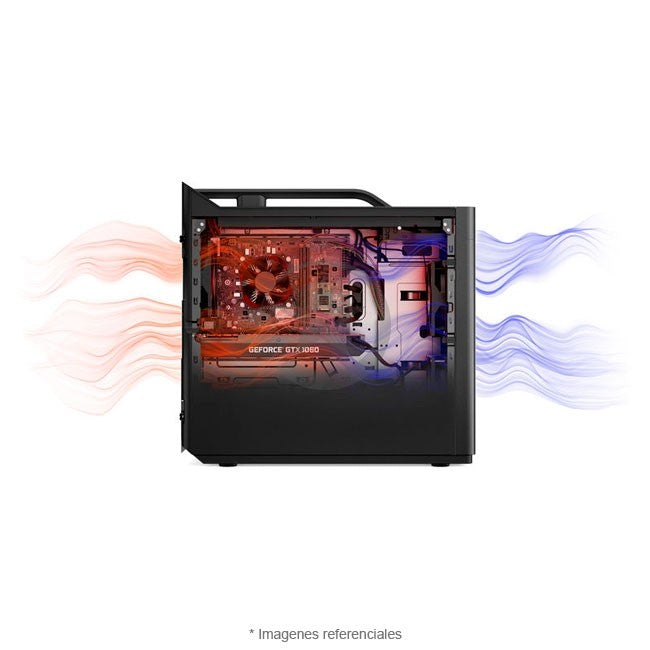 PC Lenovo Legion T530-28APR Gaming, AMD Ryzen 5 3400G 3.7GHz, RAM 16GB, HDD 1TB + Sólido SSD 512GB PCIe, Video 4 GB AMD Radeon RX560, DVD, Windows 11 Home