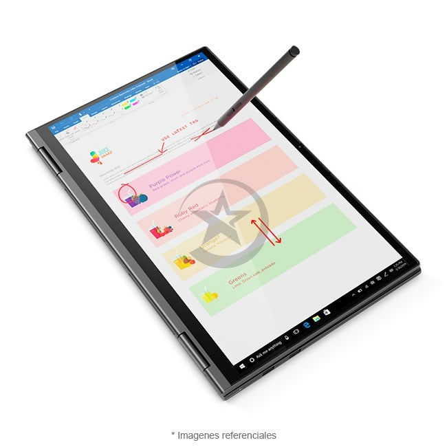 Convertible 2 en 1 Lenovo Yoga C740-15IML, Intel Core i7-10510U Hasta 4.9 GHz, RAM 12GB, SSD 512GB PCIe, LED 15.6" Full Táctil HD HDR Dolby Vision, Windows 11 Home