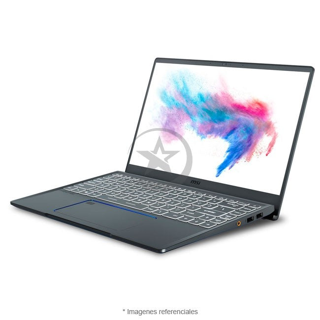Laptop MSI Prestige 14 A10SC Creator Ultrabook, Intel Core i7-10710U Hasta 4.7GHz, RAM 16GB, SSD 1TB, Video 4GB Nvidia GTX 1650, LED 14" UHD 4K, Windows 11 Pro