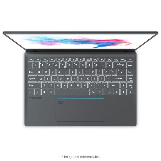 Laptop MSI Prestige 14 A10SC Creator Ultrabook, Intel Core i7-10710U Hasta 4.7GHz, RAM 16GB, SSD 1TB, Video 4GB Nvidia GTX 1650, LED 14" UHD 4K, Windows 11 Pro