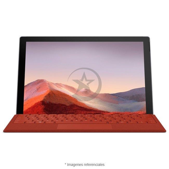 Combo-Tablet Microsoft Surface Pro 7, Intel Core i7-1065G7 Hasta 3.9 GHz, RAM 16GB, SSD 256GB, 2 Cámaras web, LED 12.3" QHD Touch, Windows 10 Home + Cover Teclado