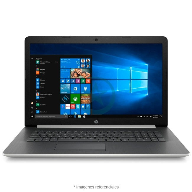 Laptop HP 17-BY1023 Touch Intel Core i7-8565U Hasta 4.6 GHz, RAM 12GB, Sólido SSD 512GB PCIe, DVD-RW, LED 17.3" HD+ Táctil, Windows 10 Home