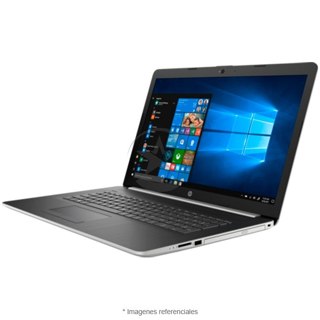 Laptop HP 17-BY1023 Touch Intel Core i7-8565U Hasta 4.6 GHz, RAM 12GB, Sólido SSD 512GB PCIe, DVD-RW, LED 17.3" HD+ Táctil, Windows 10 Home
