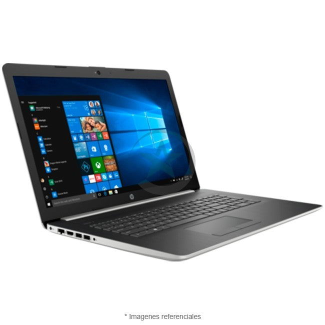 Laptop HP 17-BY1023 Touch Intel Core i7-8565U Hasta 4.6 GHz, RAM 12GB, Sólido SSD 512GB PCIe, DVD-RW, LED 17.3" HD+ Táctil, Windows 10 Home