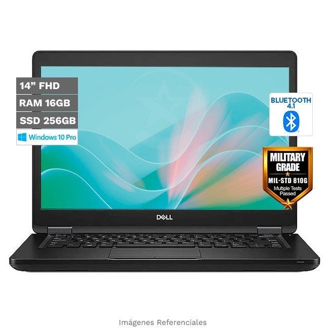 Laptop Dell Latitude 5490, Intel Core i5-7300U Hasta 3.5 GHz, RAM 16GB, SSD 256GB, LED 14" Full HD, Windows 10 Pro