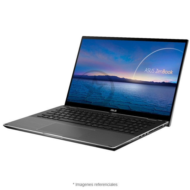 Convertible ASUS ZenBook Flip 15 Q528EH, Core i7-1165G7 2.8GHz, RAM 16GB, Sólido SSD 512GB PCIe, Video 4 GB Nvidia GTX 1650 Max-Q, LED 15.6" Full HD Táctil con NanoEdge 100% sRGB, Windows 11 Home