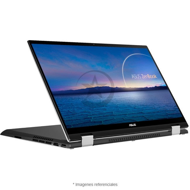 Convertible ASUS ZenBook Flip 15 Q528EH, Core i7-1165G7 2.8GHz, RAM 16GB, Sólido SSD 512GB PCIe, Video 4 GB Nvidia GTX 1650 Max-Q, LED 15.6" Full HD Táctil con NanoEdge 100% sRGB, Windows 11 Home
