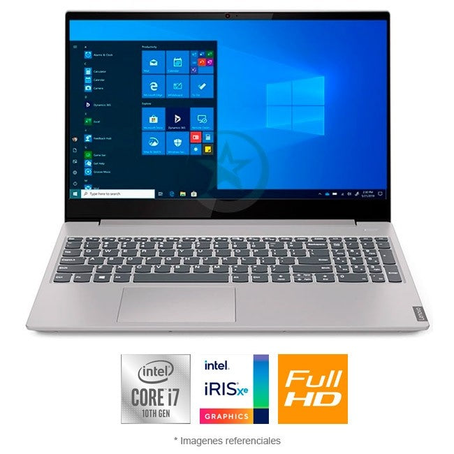 Laptop Lenovo IdeaPad S340 (15"), Intel Core i7-1065G7 Hasta 3.9 GHz, RAM 20GB, Sólido SSD 512GB PCIe, LED 15.6" Full HD, Windows 10 Home