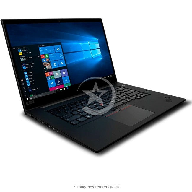 Laptop Lenovo Workstation ThinkPad P1 Gen, Core i7-9850H 2.6 GHz, RAM 16GB, SSD 512GB, Video 4 GB Nvidia Quadro T2000, OLED 15.6" UHD 4K Táctil, Windows 10 Pro
