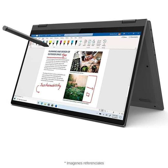 Convertible Lenovo IdeaPad Flex 5 2-en-1, AMD Ryzen 7 4700U Hasta 4.1 GHz, RAM 8GB, SSD 512GB, LED 14" Full HD Touch, Windows 10 Home