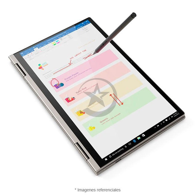 Convertible Lenovo Yoga C740-14IML 2-en-1, Core i7-10510U Hasta 4.9 GHz, RAM 8GB, SSD 512GB, LED 14" FHD Touch, HDR Dolby Vision, Windows 11 Home