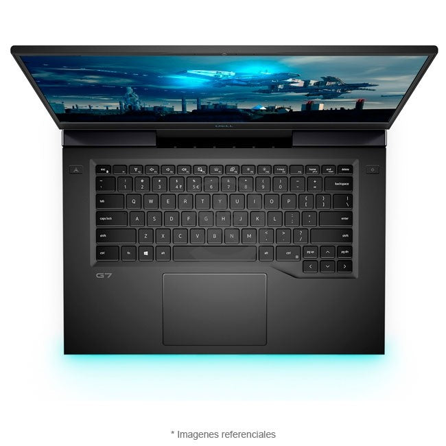 Laptop Dell G7 15-7500 Gaming, Core i7-10750H 2.6GHz, RAM 32GB, SSD 1TB, Video 8GB Nvidia RTX 2070 Max-Q, LED OLED 15.6" Ultra HD 4K 100% DCI-P3, Windows 11 Pro