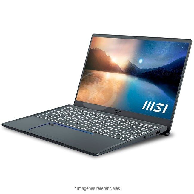 Ultrabook MSI Prestige 14 Evo A11M, Core i7-1185G7 Hasta 4.7 GHz, RAM 16GB, SSD 512GB, LED 14" FHD, Peso 1.2Kg, Windows 11 Home
