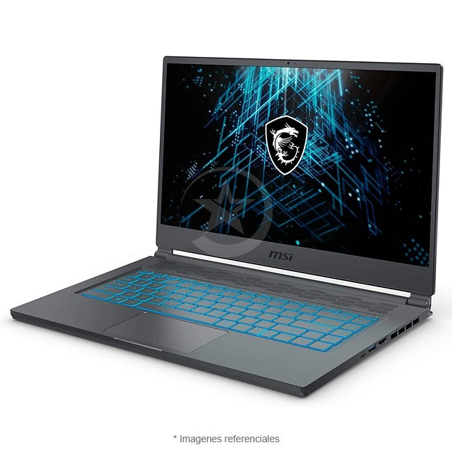 Laptop MSI Stealth 15M Ultralight, Core i7-11375H Hasta 5.0 GHz, RAM 16GB, SSD 512GB, 6GB NVIDIA GeForce RTX 3060, LED 15.6" FHD a 144Hz, Peso 1.68 Kg, Windows 11 Home