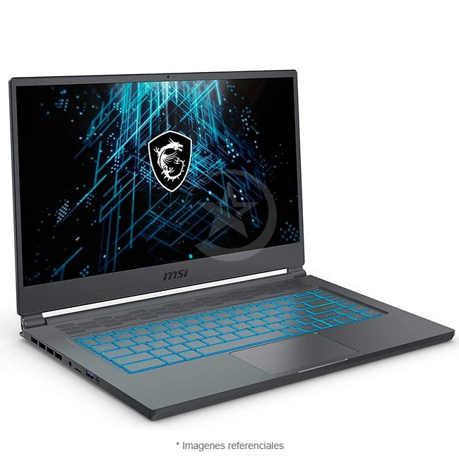 Laptop MSI Stealth 15M Ultralight, Core i7-11375H Hasta 5.0 GHz, RAM 16GB, SSD 512GB, 6GB NVIDIA GeForce RTX 3060, LED 15.6" FHD a 144Hz, Peso 1.68 Kg, Windows 11 Home