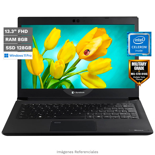 Laptop Toshiba Dynabook Tecra A30-G, Intel Celeron 5205U, RAM 8GB, SSD 128GB, LED 13.3" Full HD, Windows 11 Pro
