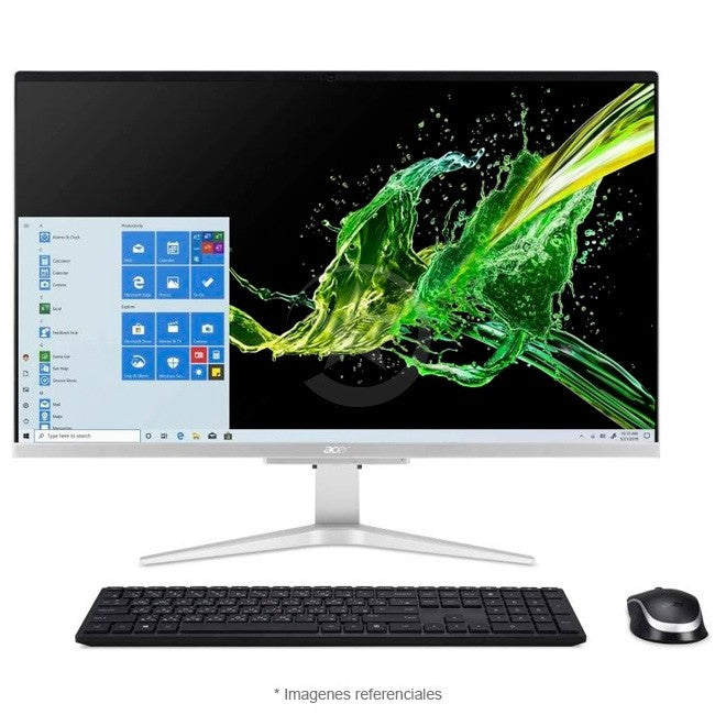 PC Acer Todo en Uno C27-962, Core i5-1035G1 hasta 3.6GHz, RAM 12GB, SSD 512GB, Video 2GB Nvidia MX130, LED 27" Full HD, Windows 10 Home