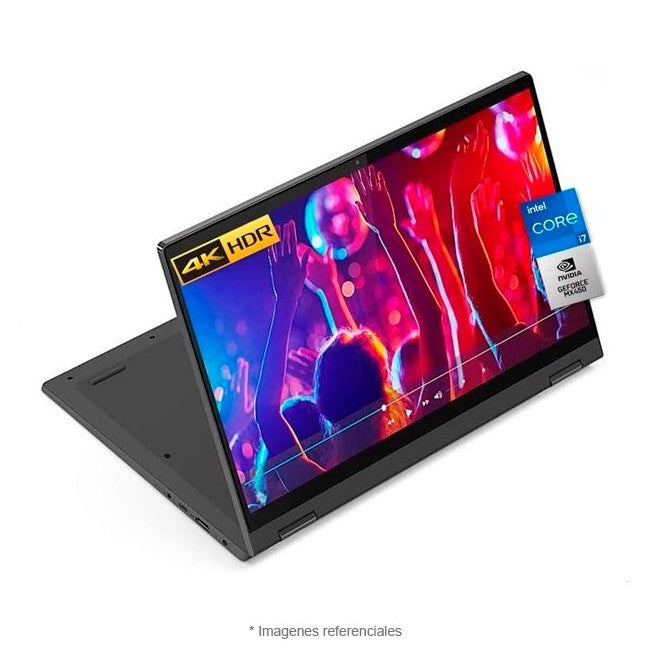 Laptop Lenovo convertible Flex 5 15ITL05 2-en-1, Core i7-1165G7/ RAM 16GB/ SSD 1TB/ NVIDIA MX450 de 2GB/ 15.6" 4K Táctil/ W11Pro