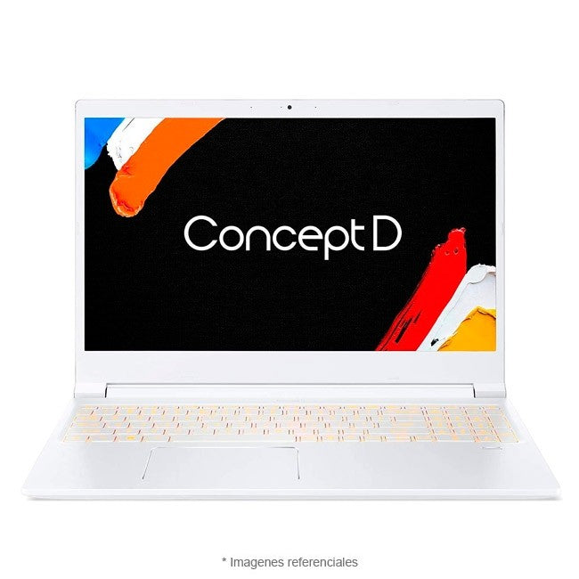 Laptop ACER Workstation ConceptD 3 Creator Core i5-9300H 2.4GHz, RAM 16GB, SSD 512GB, Gráfico 4GB NVIDIA Quadro T1000, LED 15.6" FHD 100% DCI-P3, W10 Pro (Ingeniería y Arquitectura)