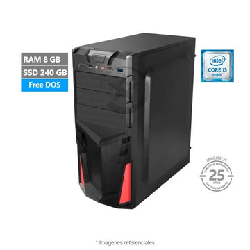 PC MAGIC Starter, Intel Core i3 de 3.6GHz, RAM 8GB, SSD 240GB, USB 3.0 (Hogar & Estudiantes)