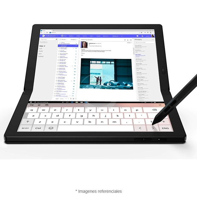 Convertible Lenovo ThinkPad X1 Fold Ultrabook 2-en-1, Intel Core i5-L16G7 1.4GHz, RAM 8GB, SSD 512GB, Pantalla OLED Plegable 13.3" 2K XQGA Táctil, Windows 11 Pro