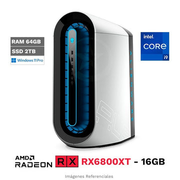 PC Dell Alienware Aurora R12 Pro, Intel Core i9-11900KF Hasta 5.3 GHz, RAM 64 GB, SSD 2TB, 16GB AMD Radeon RX6800XT, Windows 11 Pro