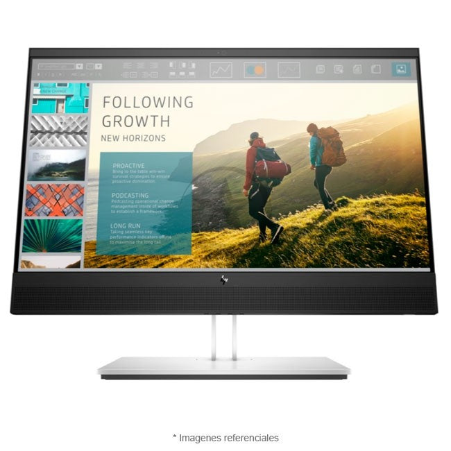 Monitor HP Mini-in-One 24'' Business, Panel IPS, Webcam 1080p, Micrófonos y Altavoces incorporados, Puertos USB SuperSpeed, DisplayPort, VESA, Giro y altura adaptable