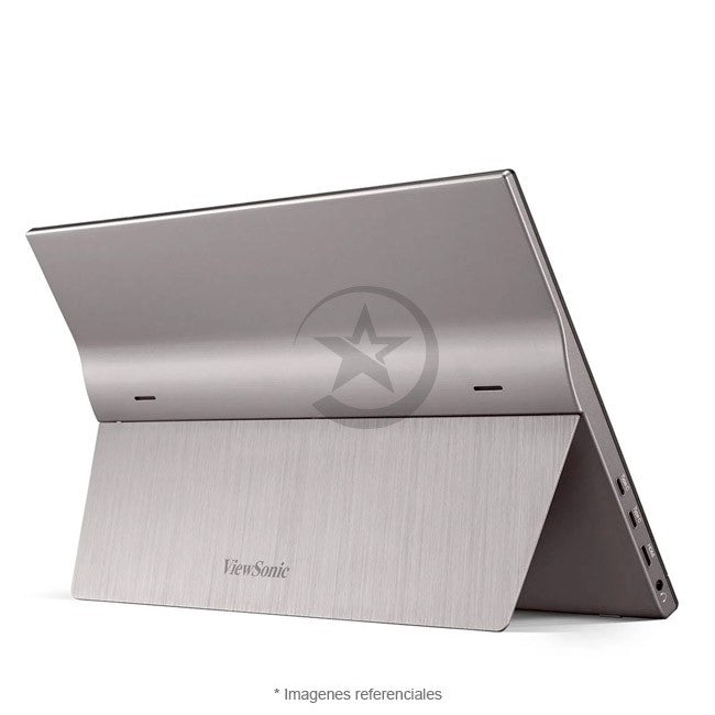 Monitor ViewSonic VG1655 Portable, 16" Full HD (1920x1080) con Panel IPS, USB-C, Mini-HDMI, Compatible con Windows, macOS, Chrome OS y Android. Peso: 0.99 kg + Premium Cover de REGALO