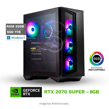 PC MSI Aegis R10SD Gaming, Intel Core i7-10700F Hasta 4.8 GHz, RAM 32GB, SSD 1TB, 8GB NVIDIA GeForce RTX 2070 SUPER, Wi-Fi, Windows 11 Pro