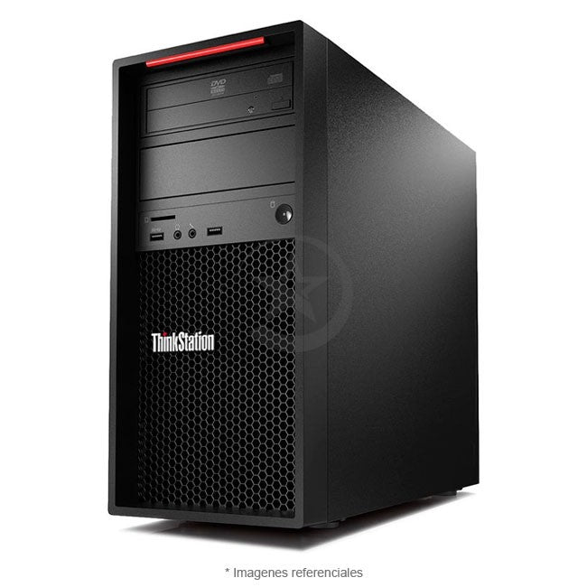 PC Lenovo ThinkStation P520c Workstation, Xeon W-2125 Hasta 4.5 GHz, RAM 16GB, SSD 512GB, Video 4GB NVIDIA Quadro P1000, Wi-Fi, Windows 10 Pro