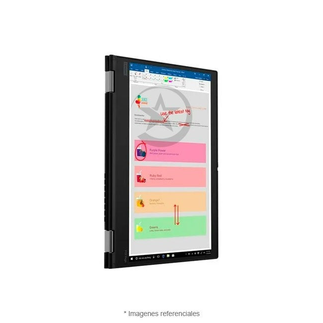 Laptop Lenovo ThinkPad X13 Yoga Gen 1, Intel Core i7-10610U Hasta 4.9, RAM 8GB, SSD 512GB, LED 13.3" FHD (1920x1080) IPS Touch, Windows 10 Pro