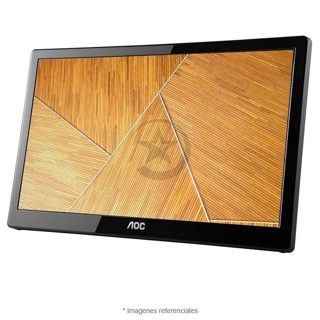 Monitor AOC E1659FWU Portátil /15,6" HD/ Conectividad USB 3.0/ Función Pivot/ Compatible con montaje VESA