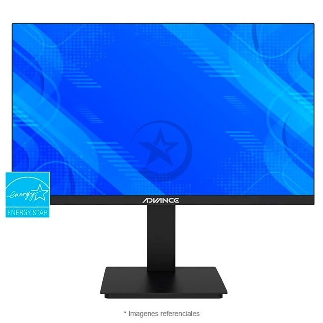 Monitor Advance Pivot ADV-2450S, 23.8" LED Full HD (1920x1080) a 100 Hz, HDMI, DisplayPort, Base Regulable, Pivot 90°, Altavoces integrados de 2W
