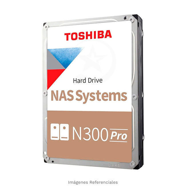 Disco Duro Toshiba N300 PRO NAS, 6TB, SATA 6.0Gb/s, 7200rpm, 512MB Cache, 3.5"